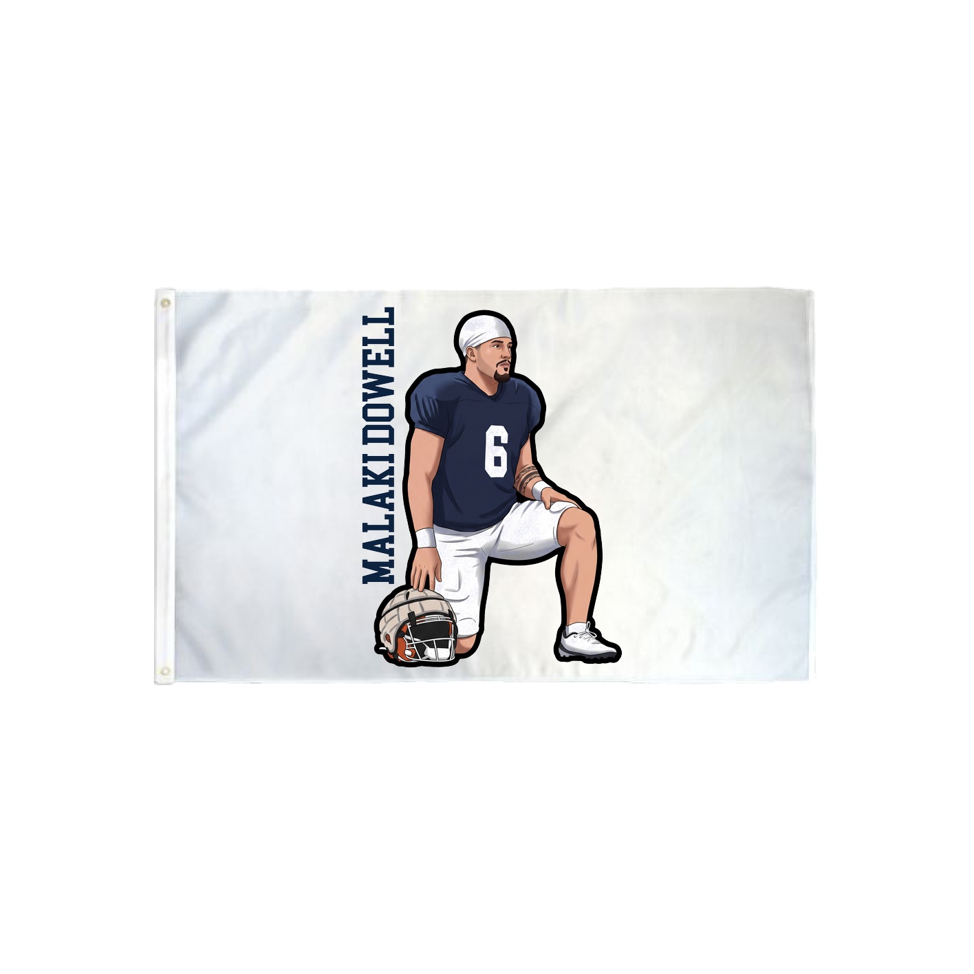 3x5 Flag — Name Vertical in Classic