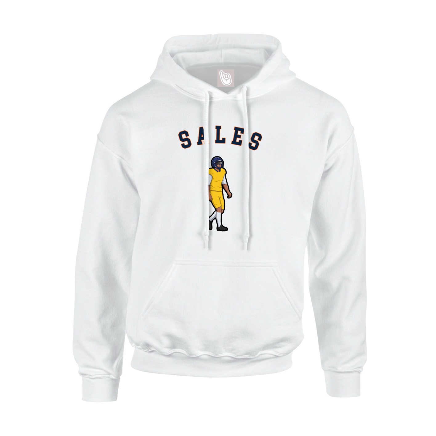 Youth Hoodie — Shirsey Arch in White