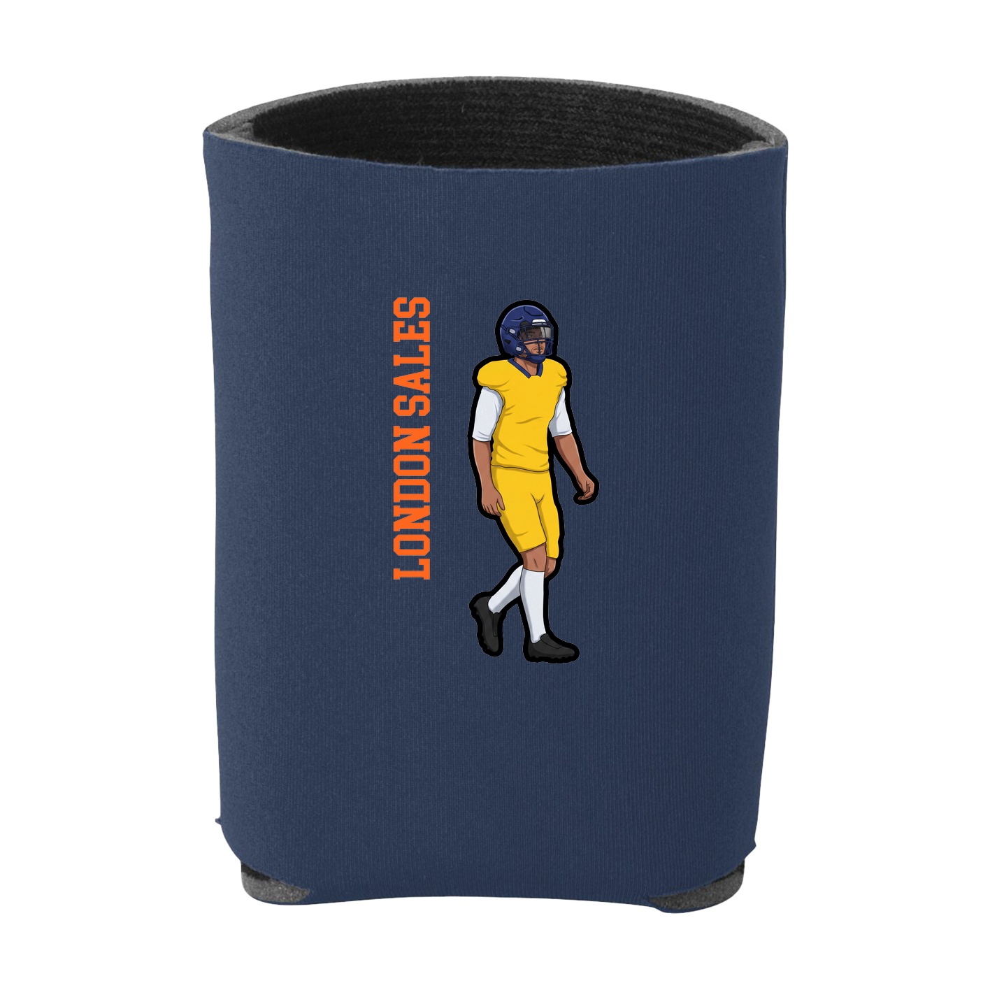 Can Holder — Name Vertical in Navy