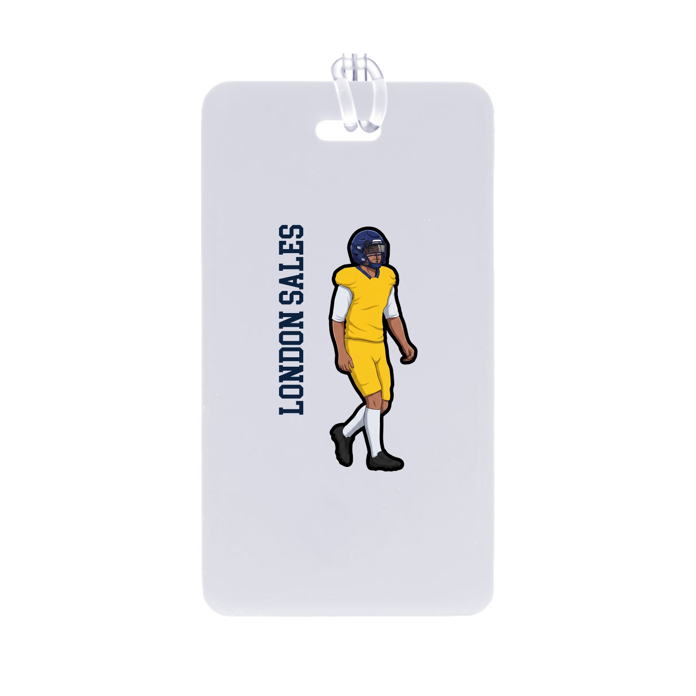Bag Tag — Name Vertical in Classic