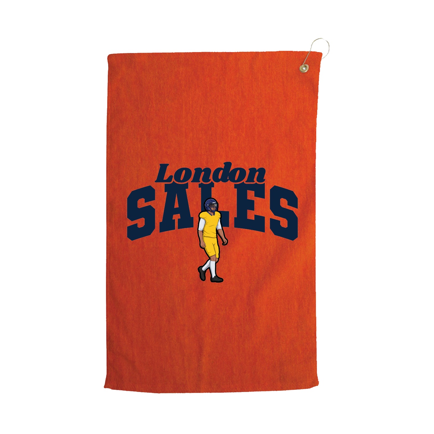 Golf Towel — Signature Arch in Orange