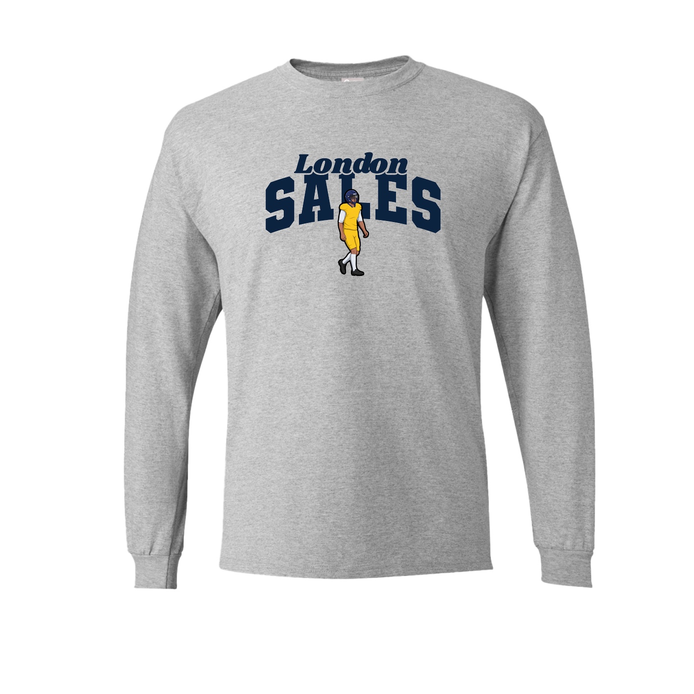 Long Sleeve Tee — Signature Arch in Grey