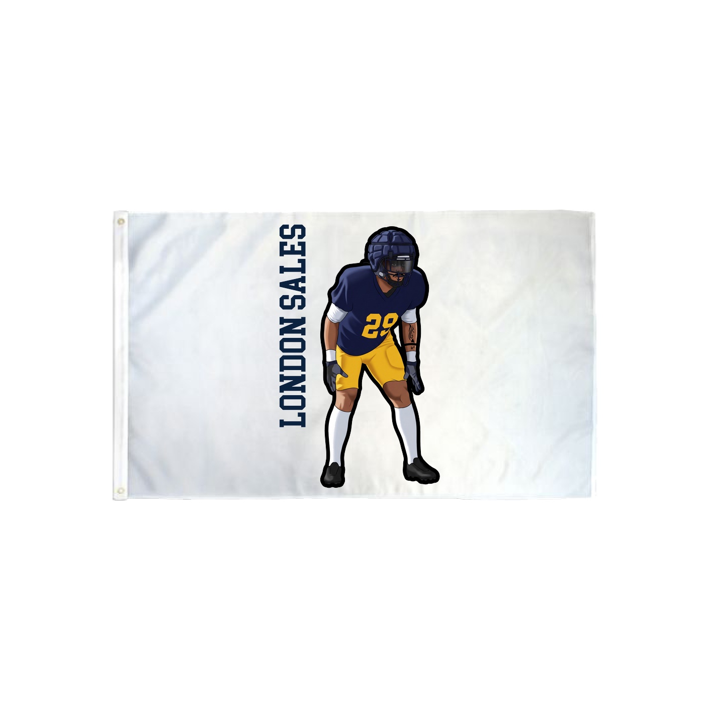 3x5 Flag — Name Vertical in Classic
