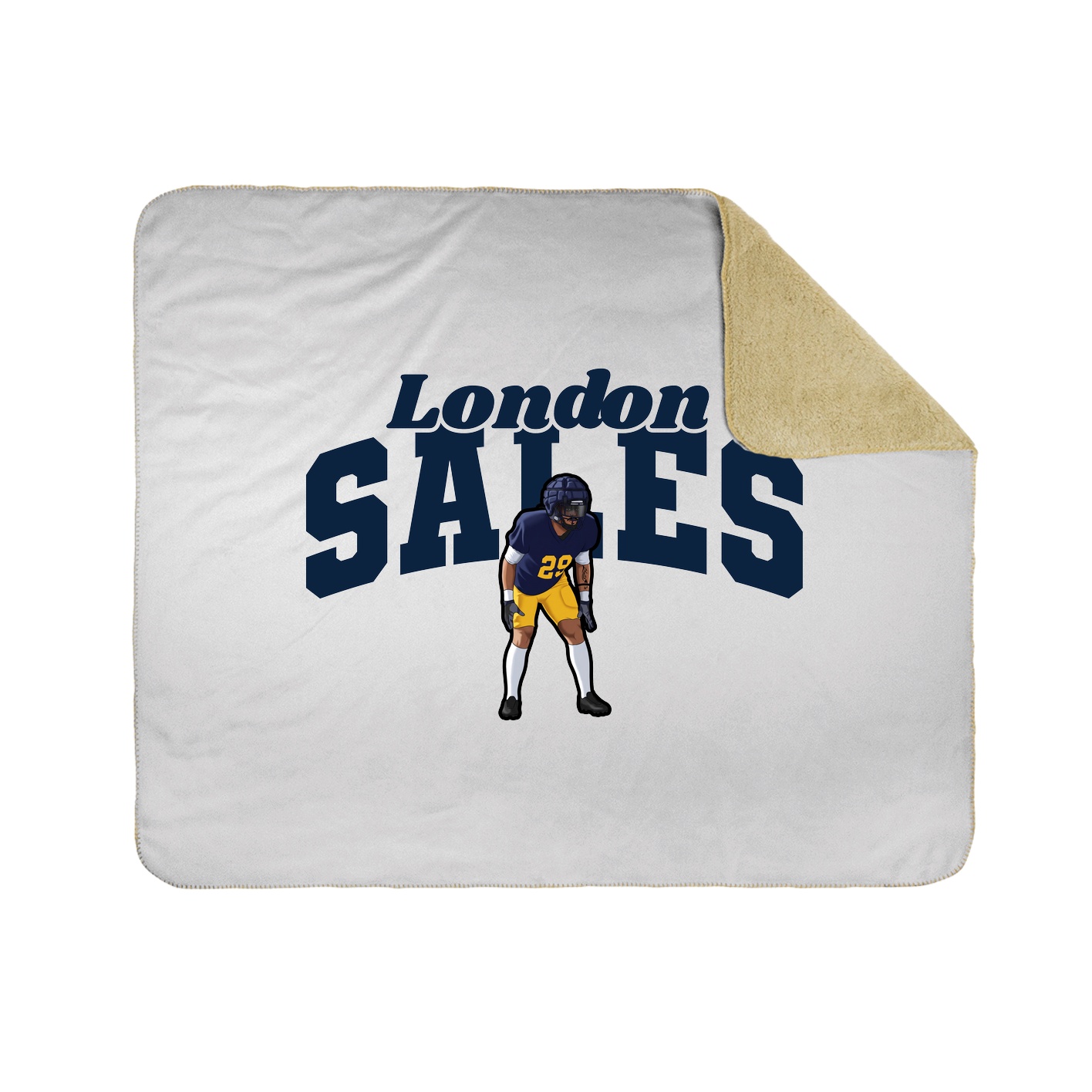 Throw Blanket — Signature Arch in White