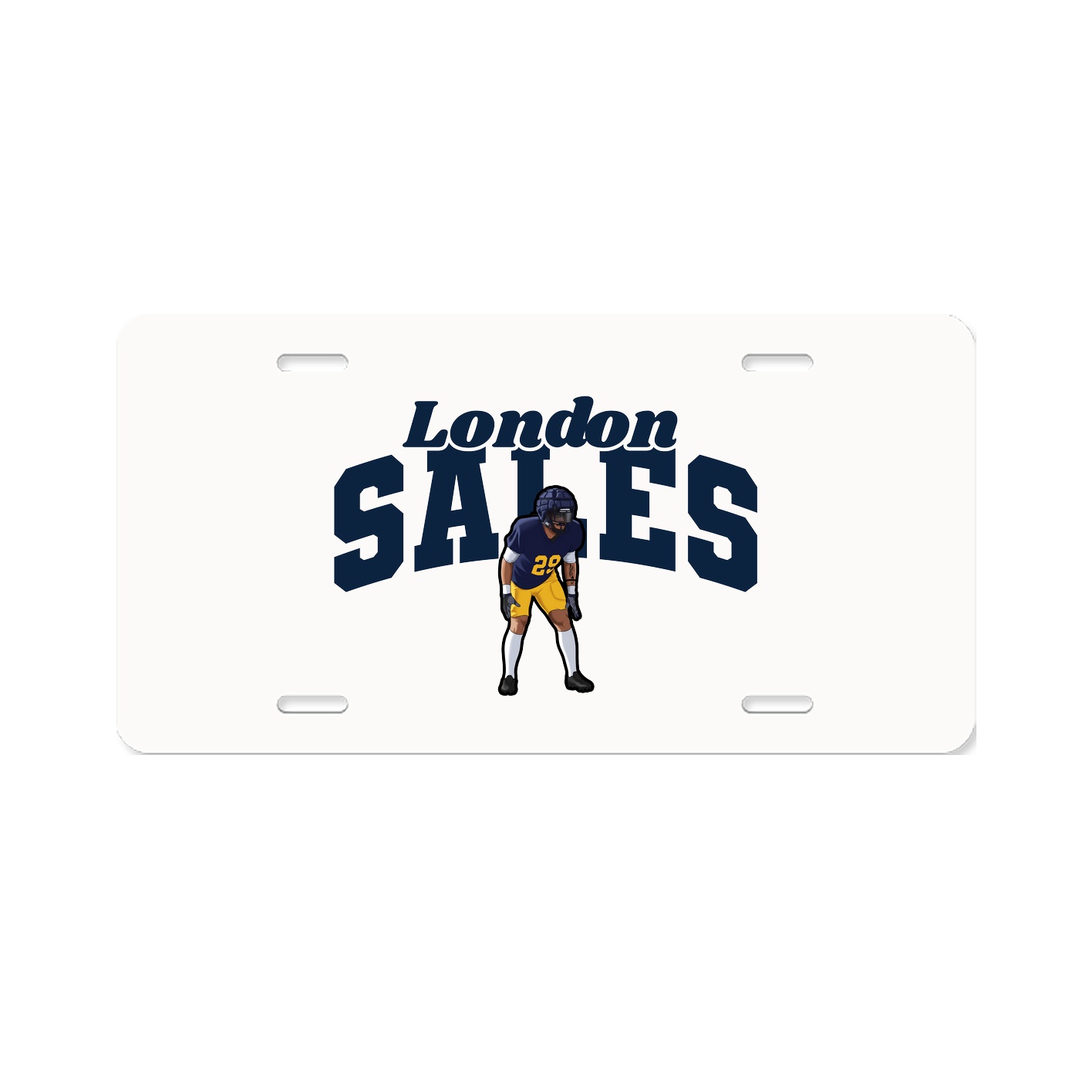 License Plate — Signature Arch in Classic