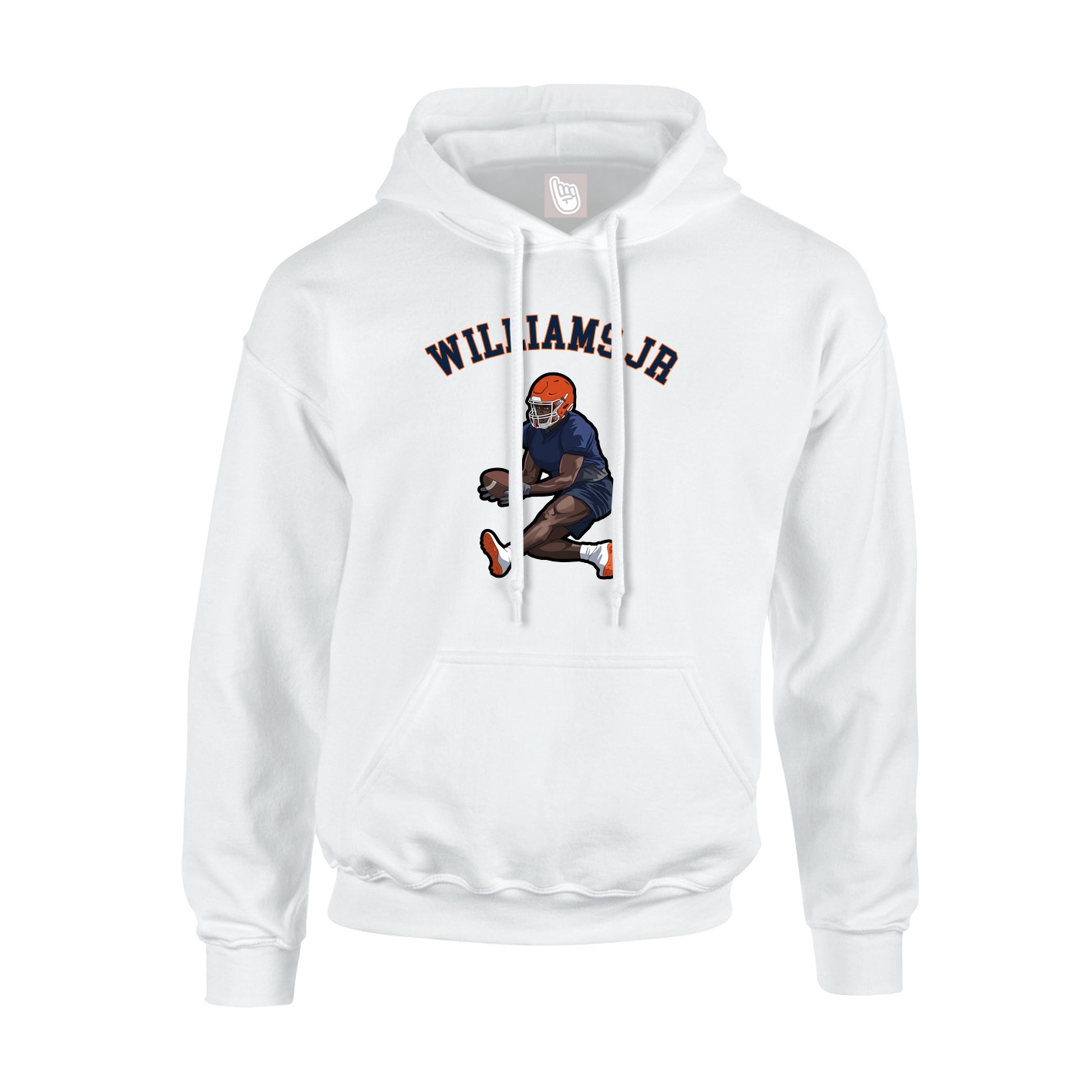 Hoodie — Shirsey Arch in White