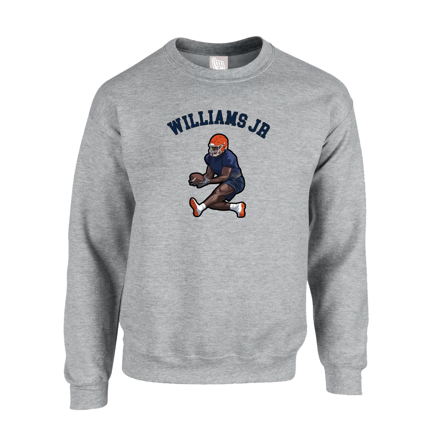 Fleece Crew — Shirsey Arch in Grey