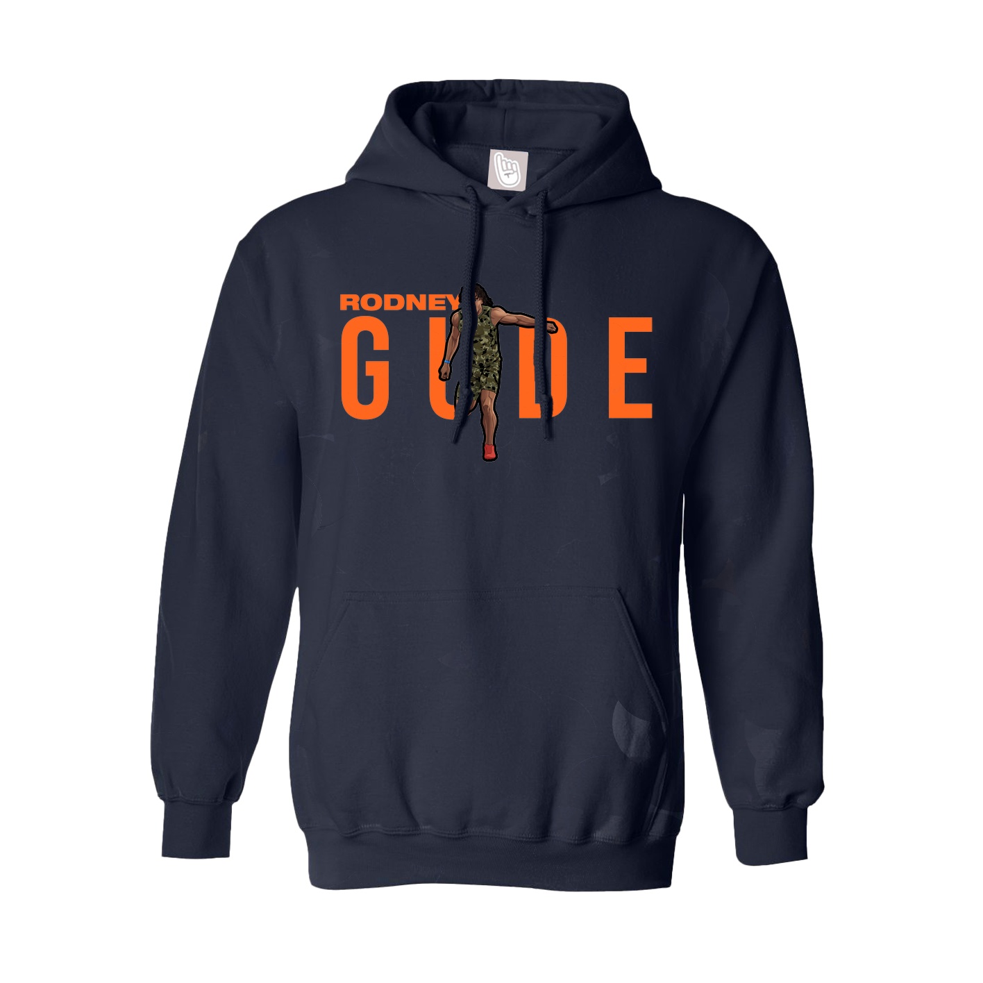 Youth Hoodie — Player Name in Navy