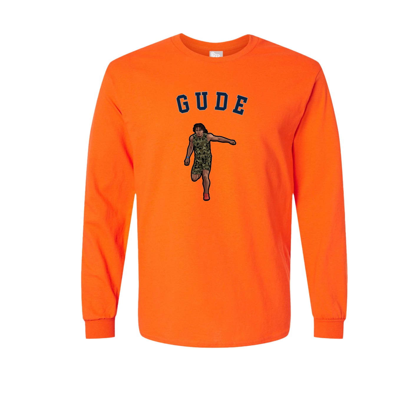 Long Sleeve Tee — Shirsey Arch in Orange