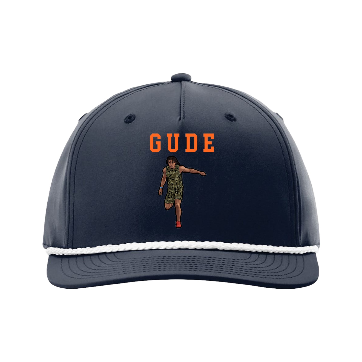 Five-Panel Classic Rope Cap — Shirsey in Navy