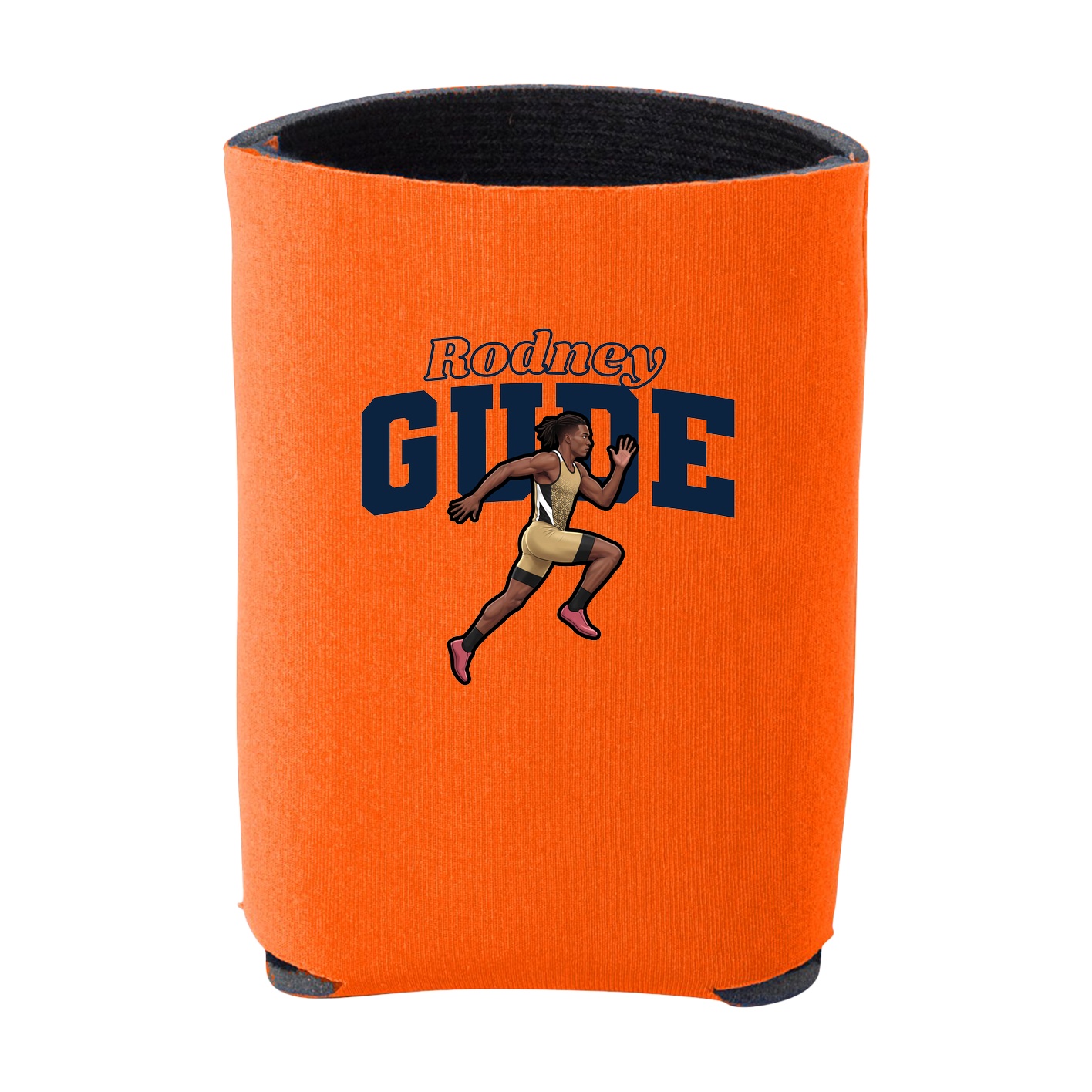 Can Holder — Name Arch in Orange
