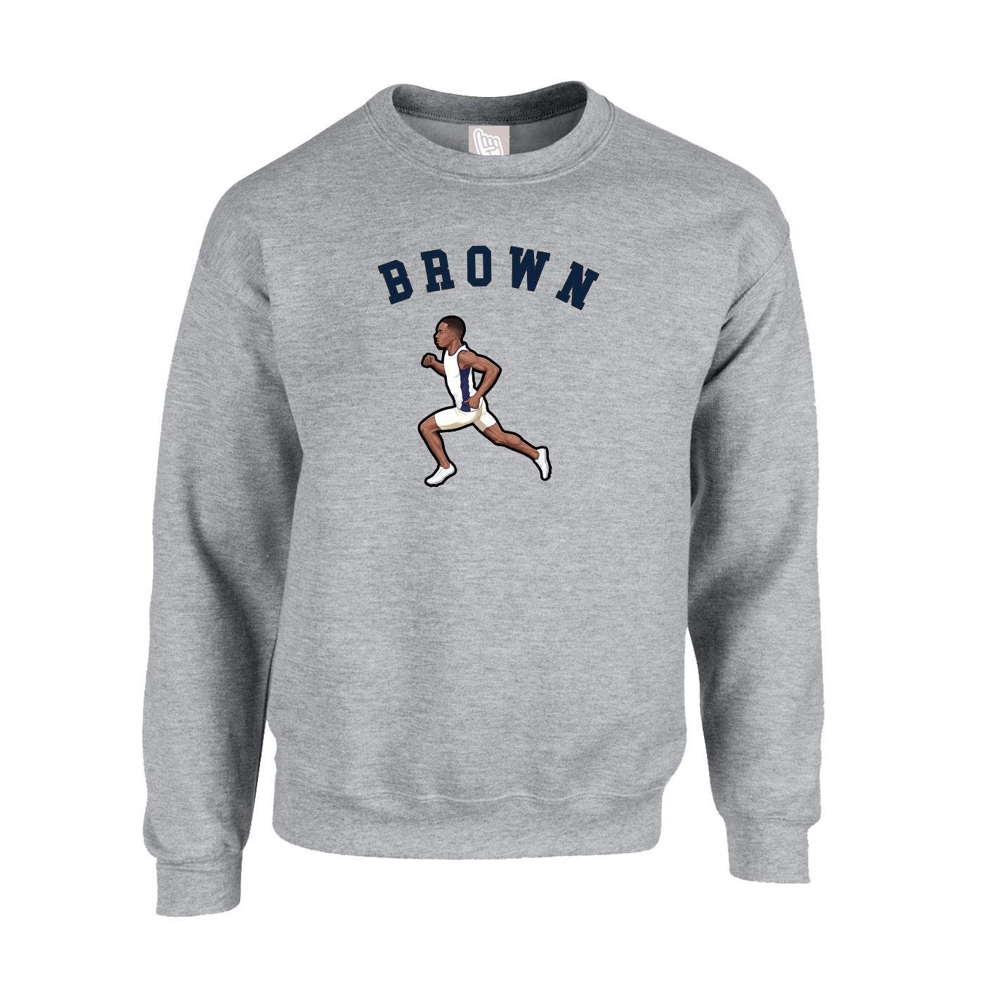 Fleece Crew — Shirsey Arch in Grey
