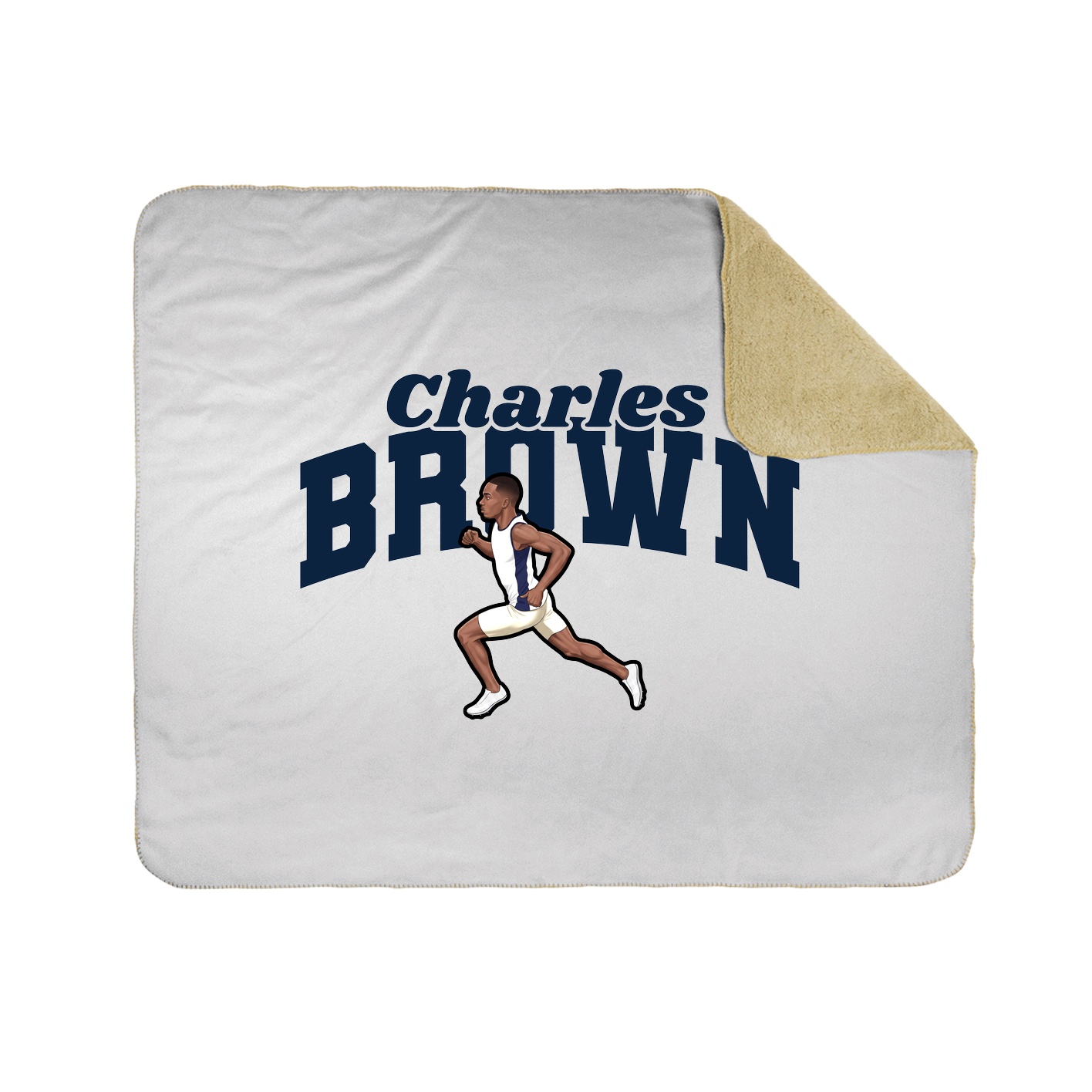 Throw Blanket — Signature Arch in White