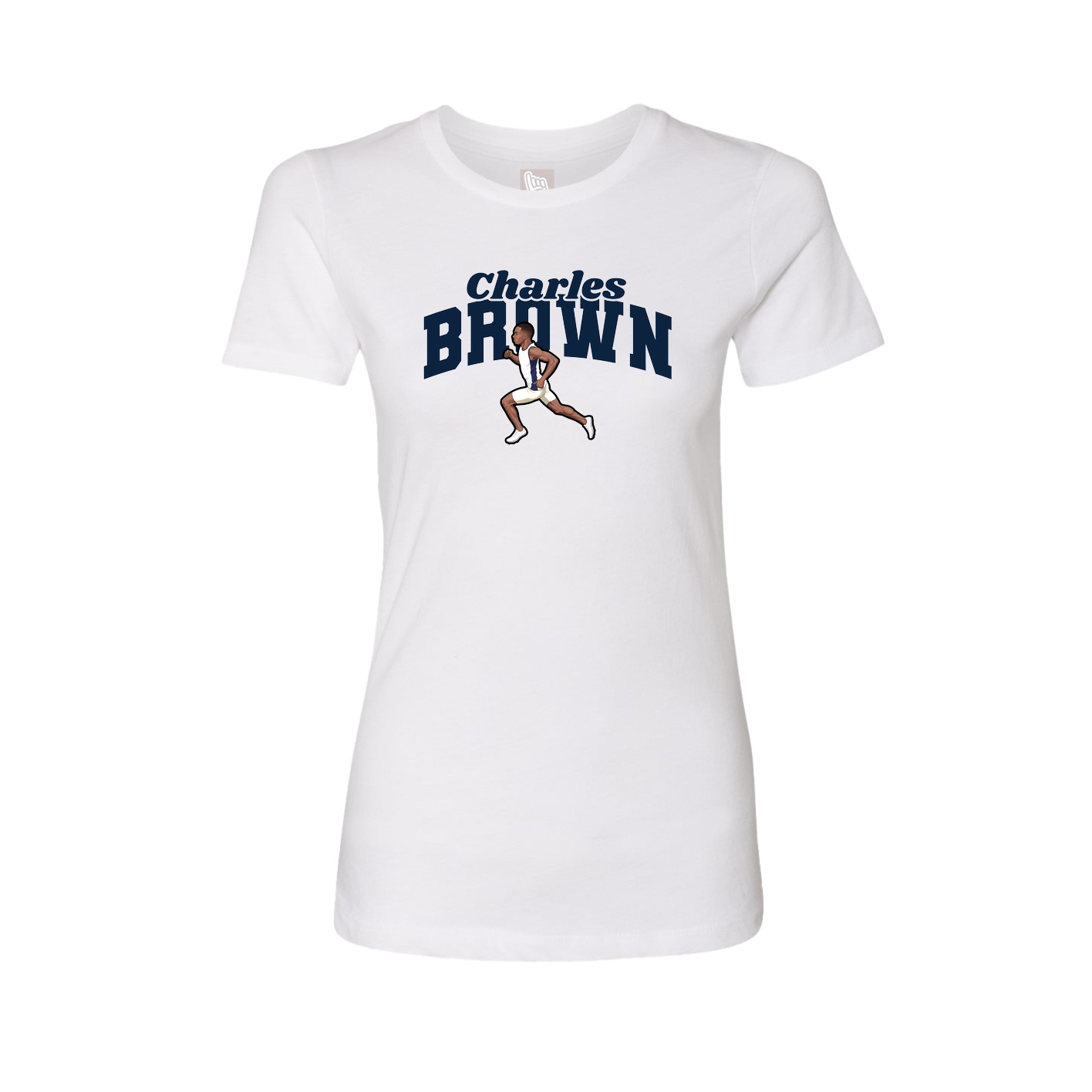 Womens Tee — Signature Arch in White