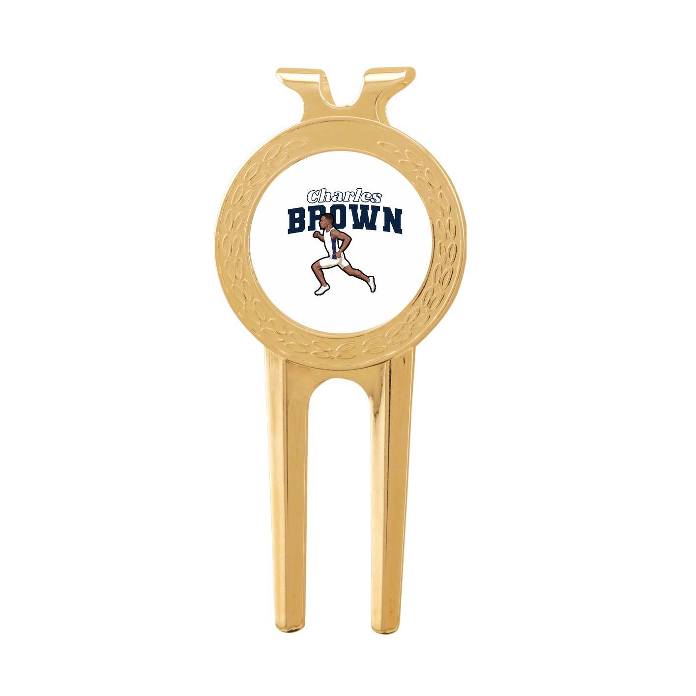 Divot Tool with Ball Marker — Name Arch in Classic