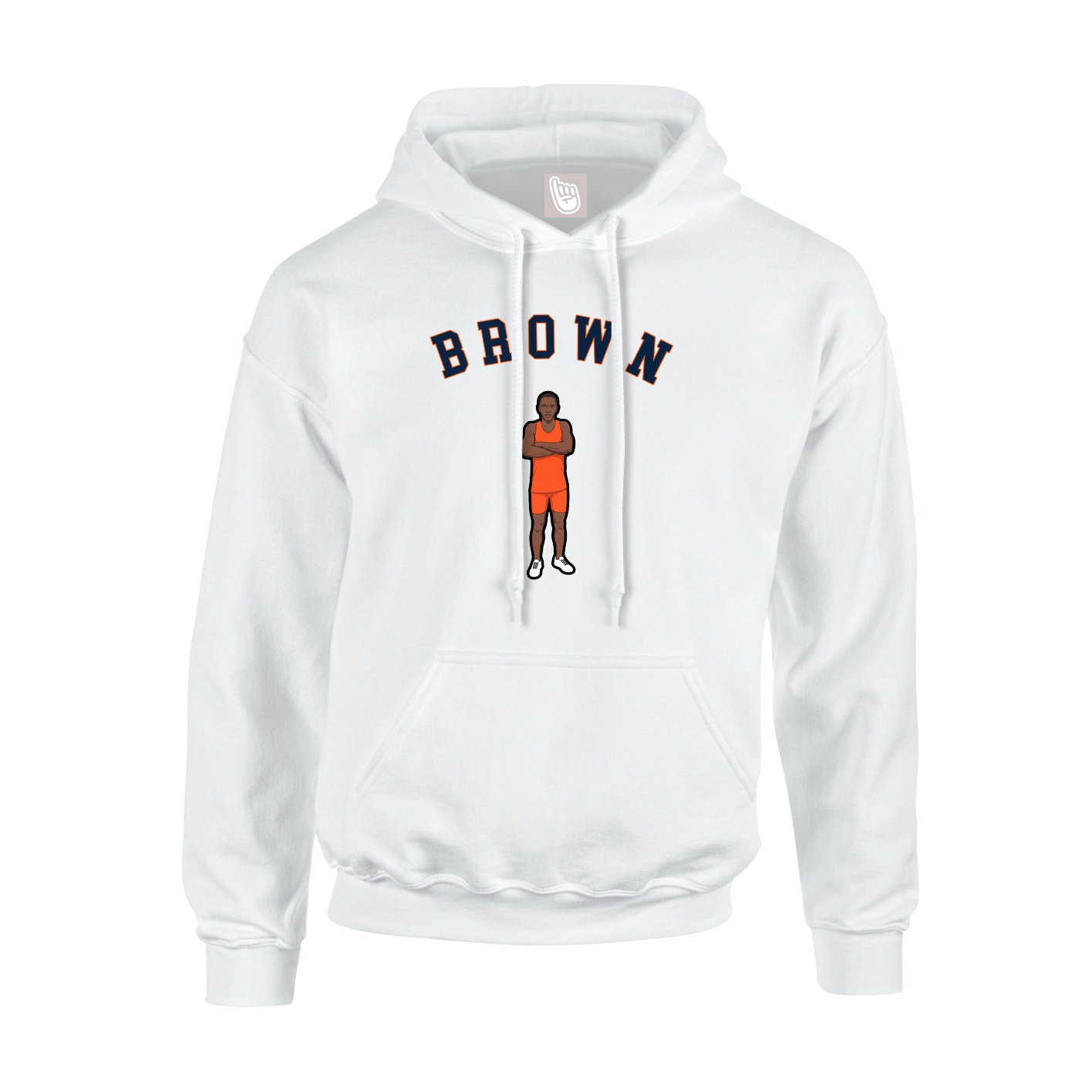 Youth Hoodie — Shirsey Arch in White