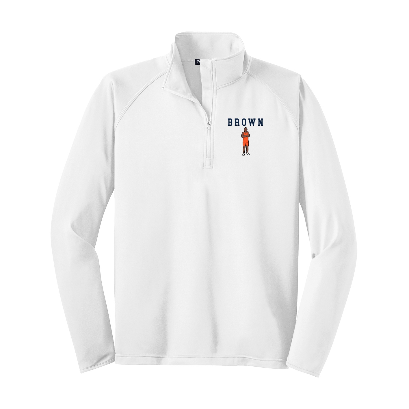 Q-Zip Pullover — Shirsey in White