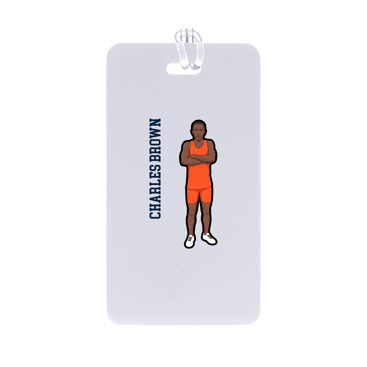 Bag Tag — Name Vertical in Classic