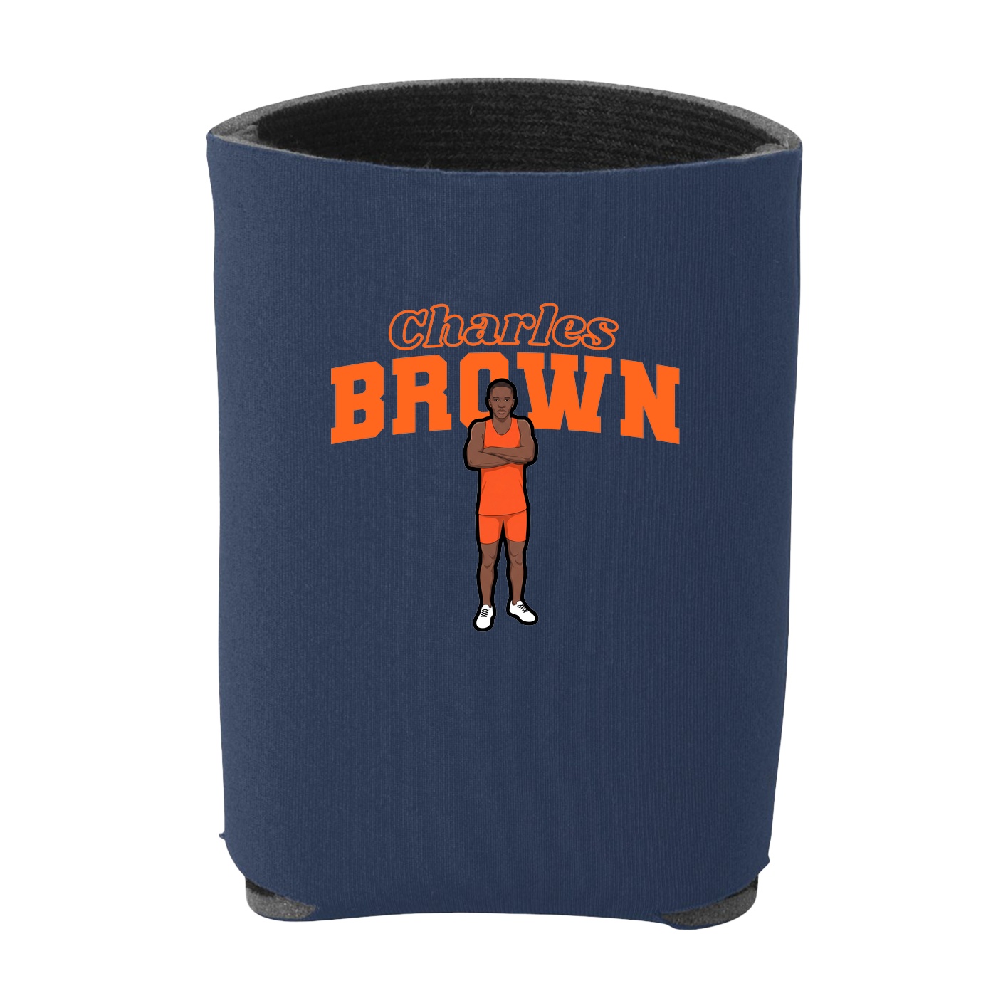 Can Holder — Name Arch in Navy