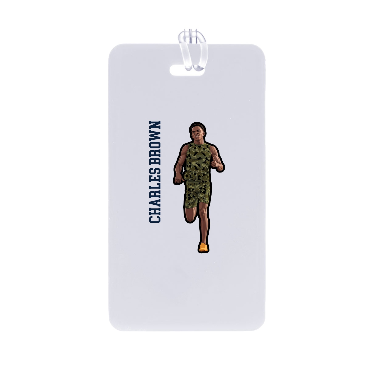 Bag Tag — Name Vertical in Classic