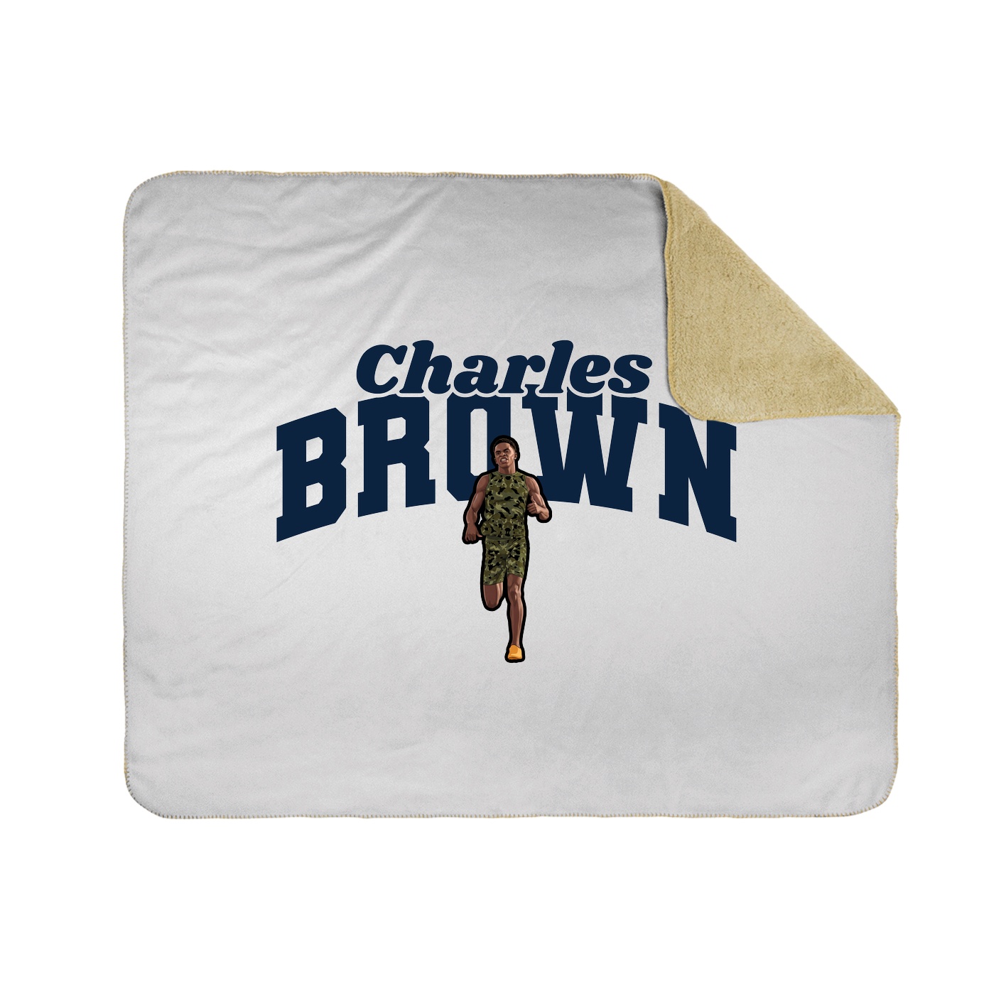 Throw Blanket — Signature Arch in White