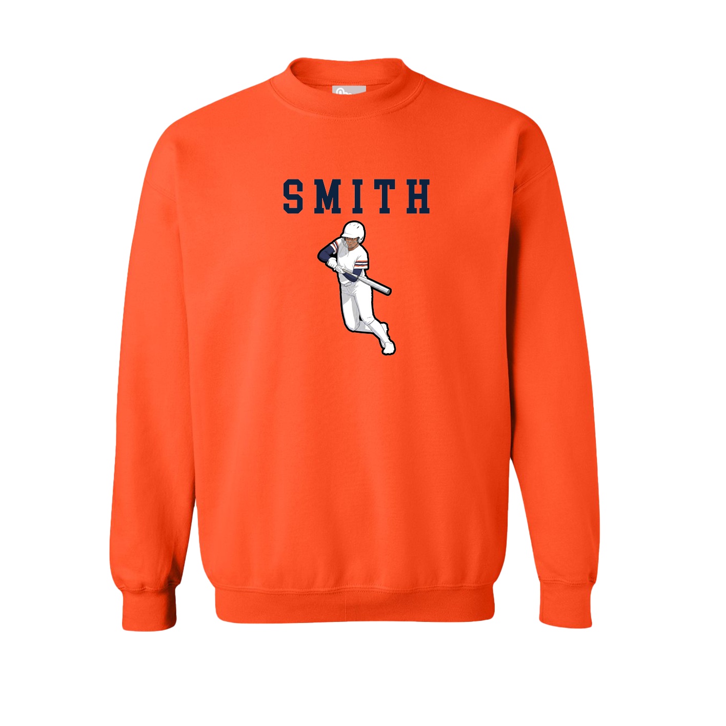 Fleece Crew — Shirsey in Orange