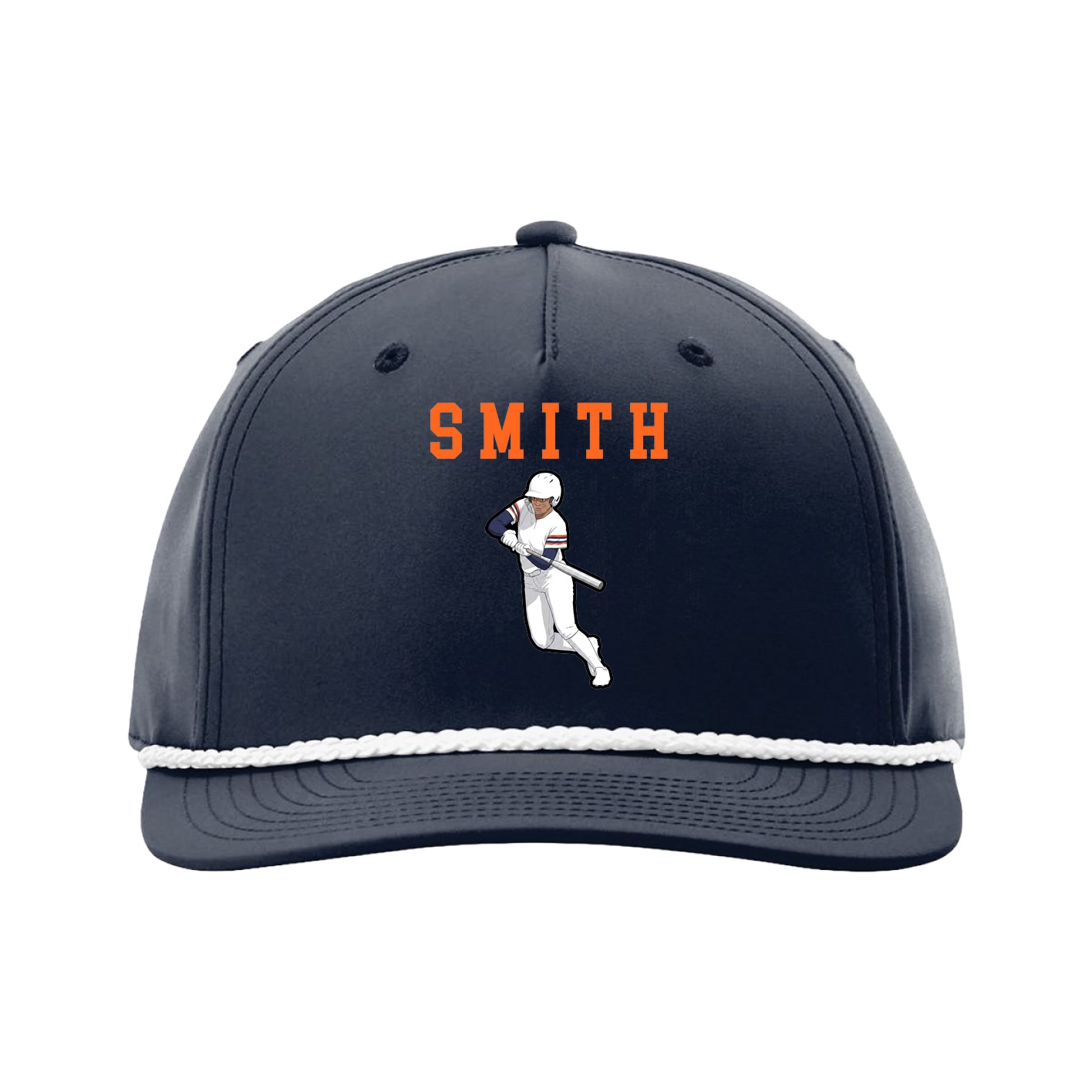 Five-Panel Classic Rope Cap — Shirsey in Navy