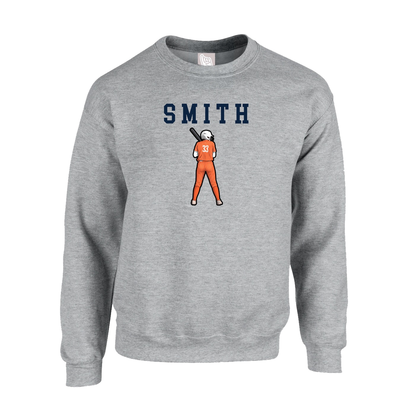 Fleece Crew — Shirsey in Grey