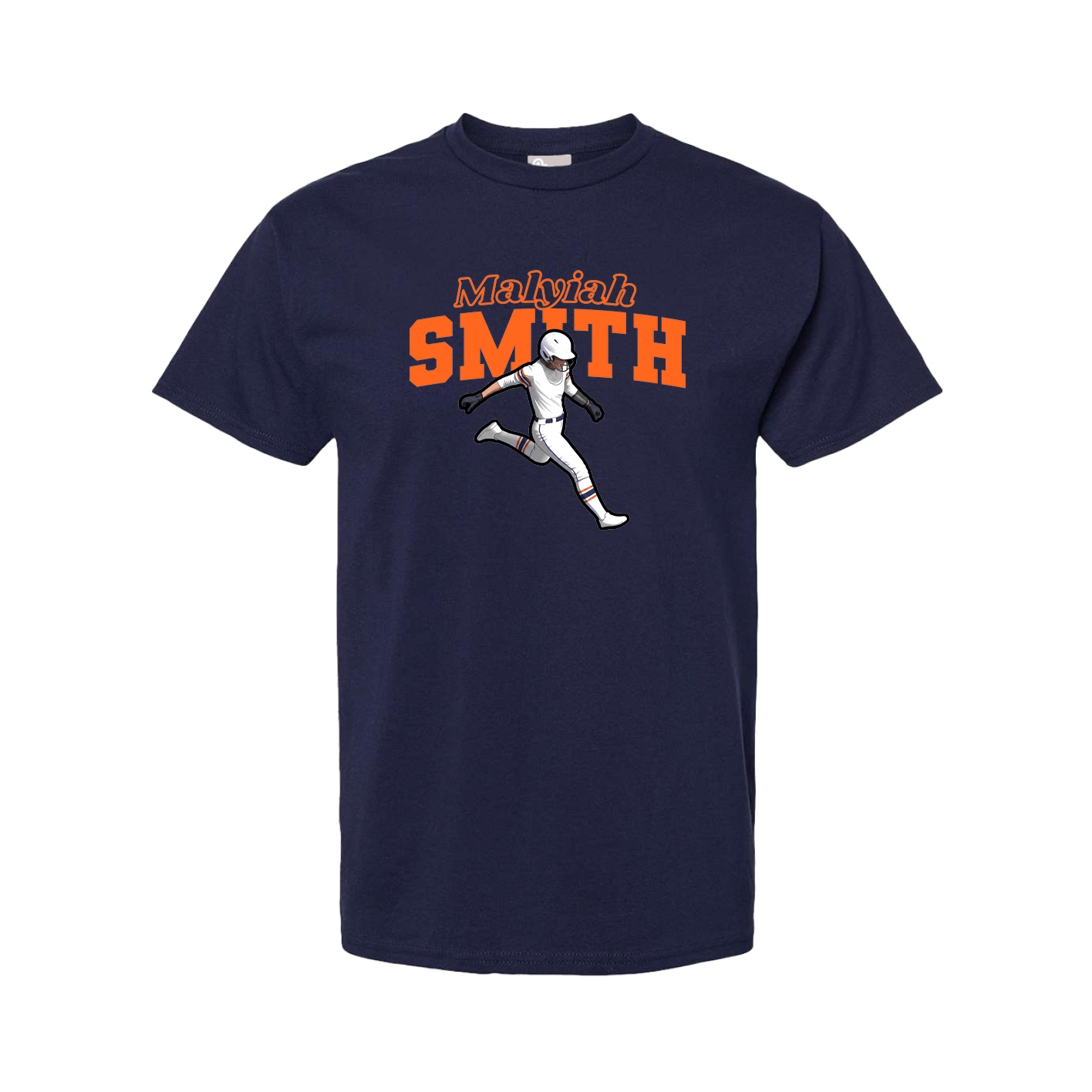Tee — Name Arch in Navy