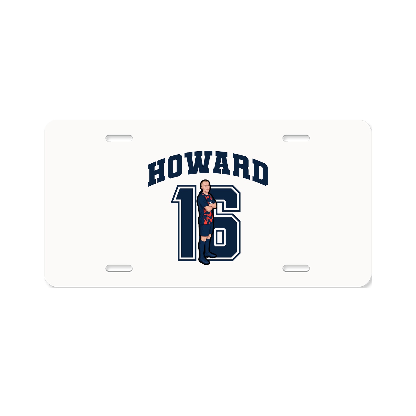 License Plate — Number in Classic