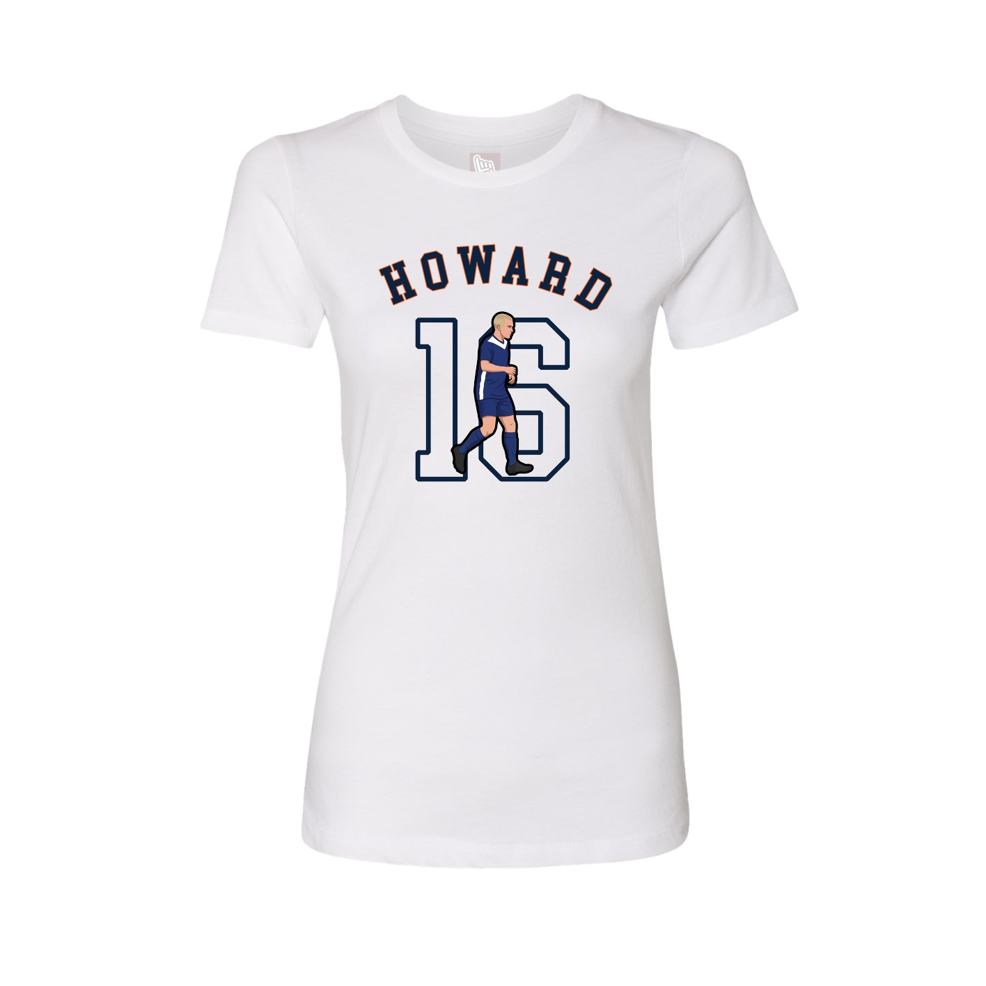 Fitted Women's Tee — Shirsey Arch in White
