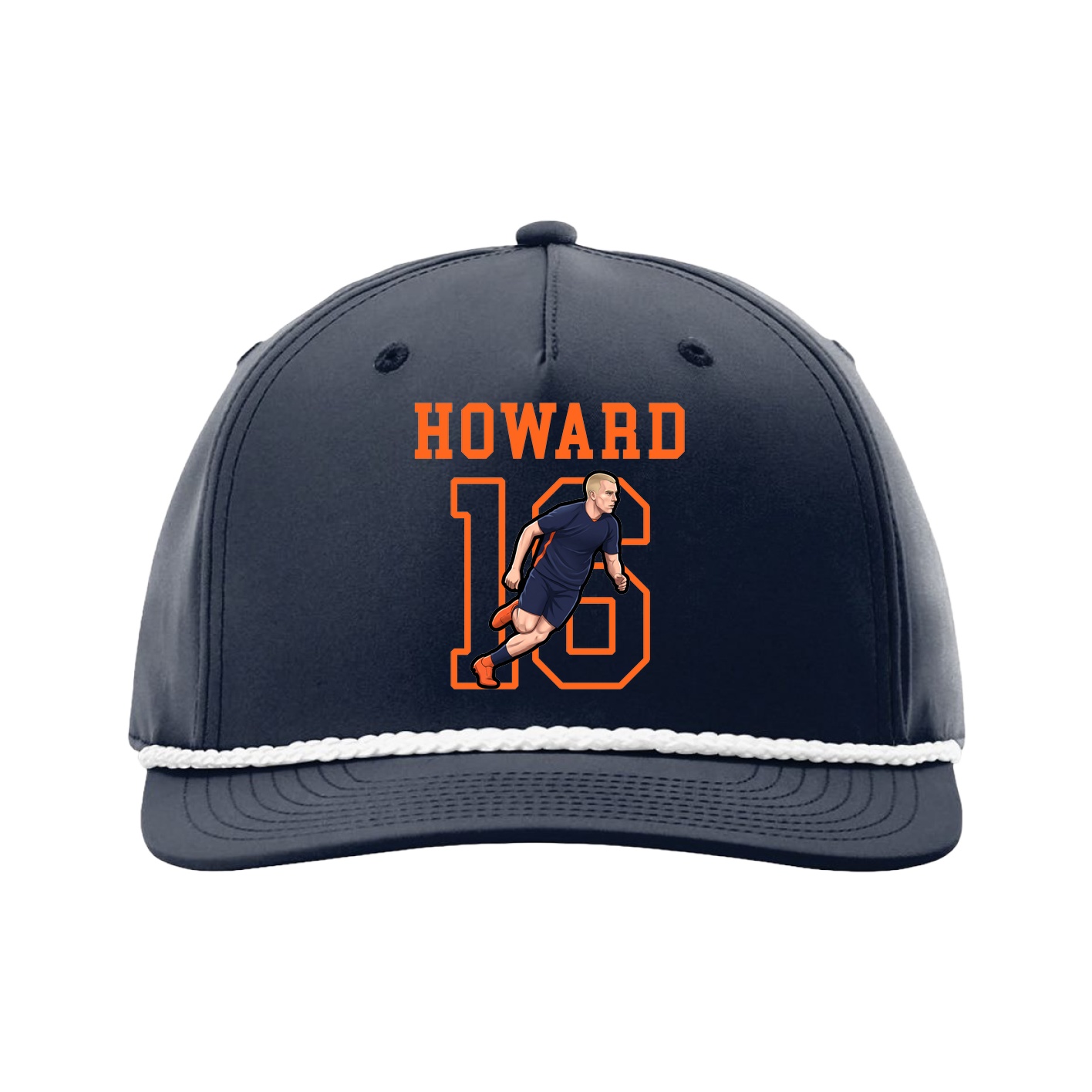 Five-Panel Classic Rope Cap — Shirsey in Navy