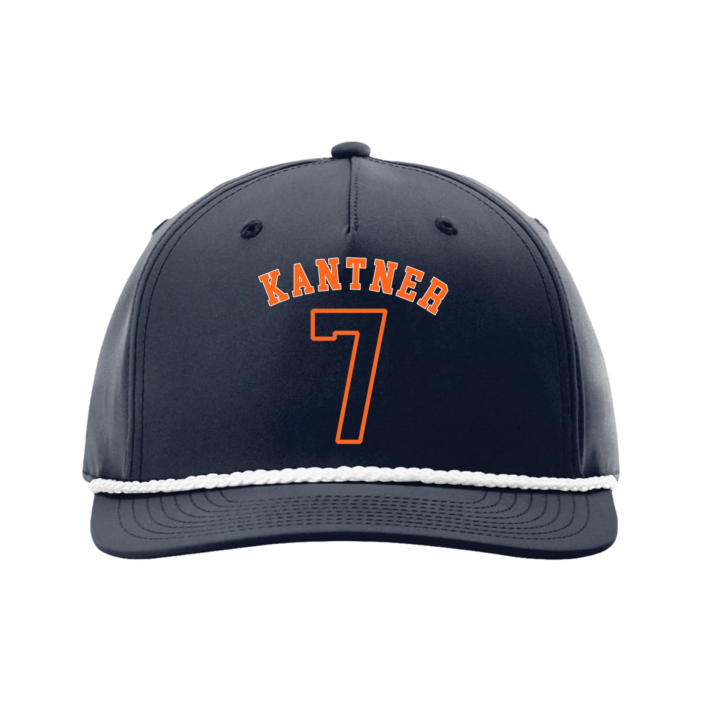 Five-Panel Classic Rope Cap — Shirsey Arch in Navy
