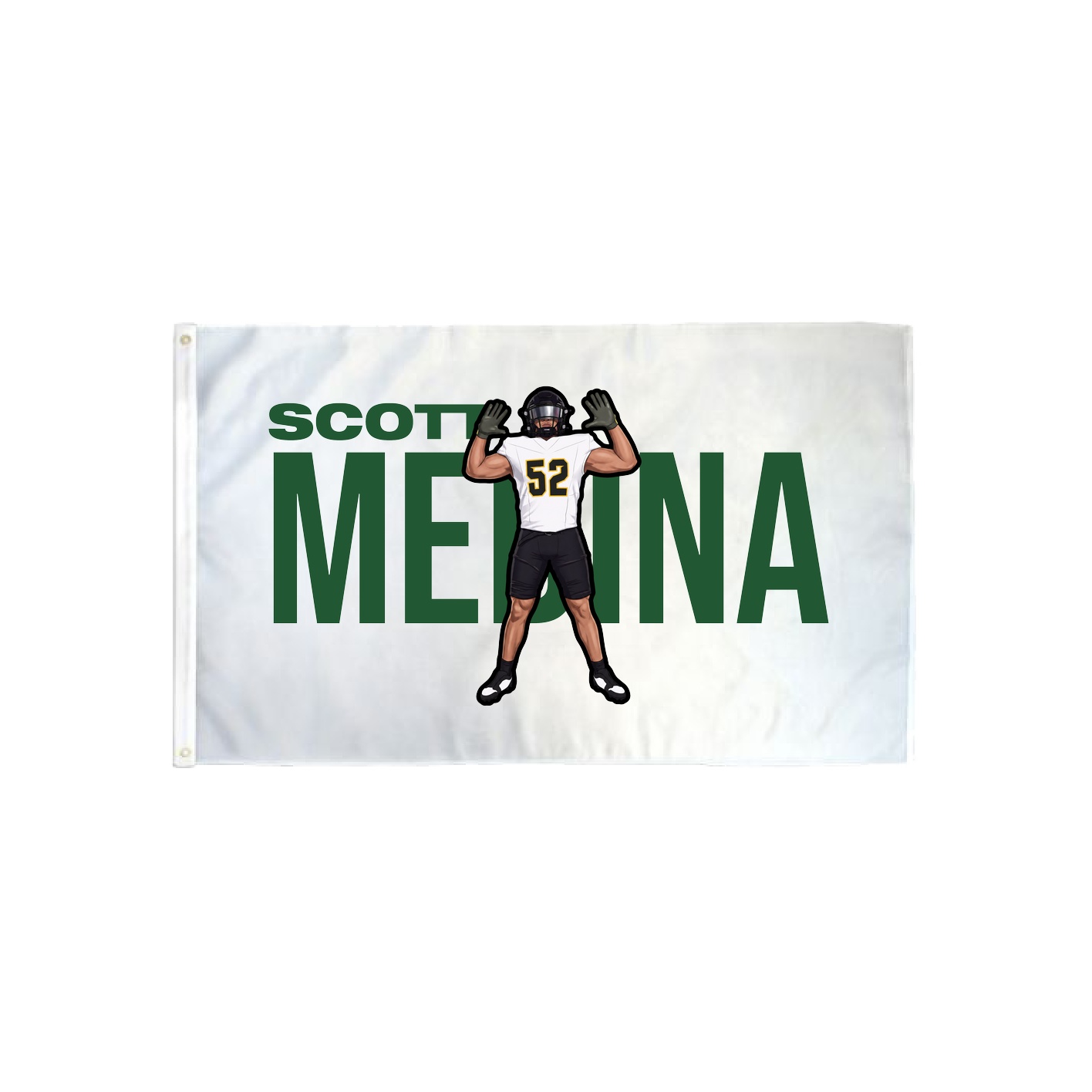 3x5 Flag — Player Name in Classic