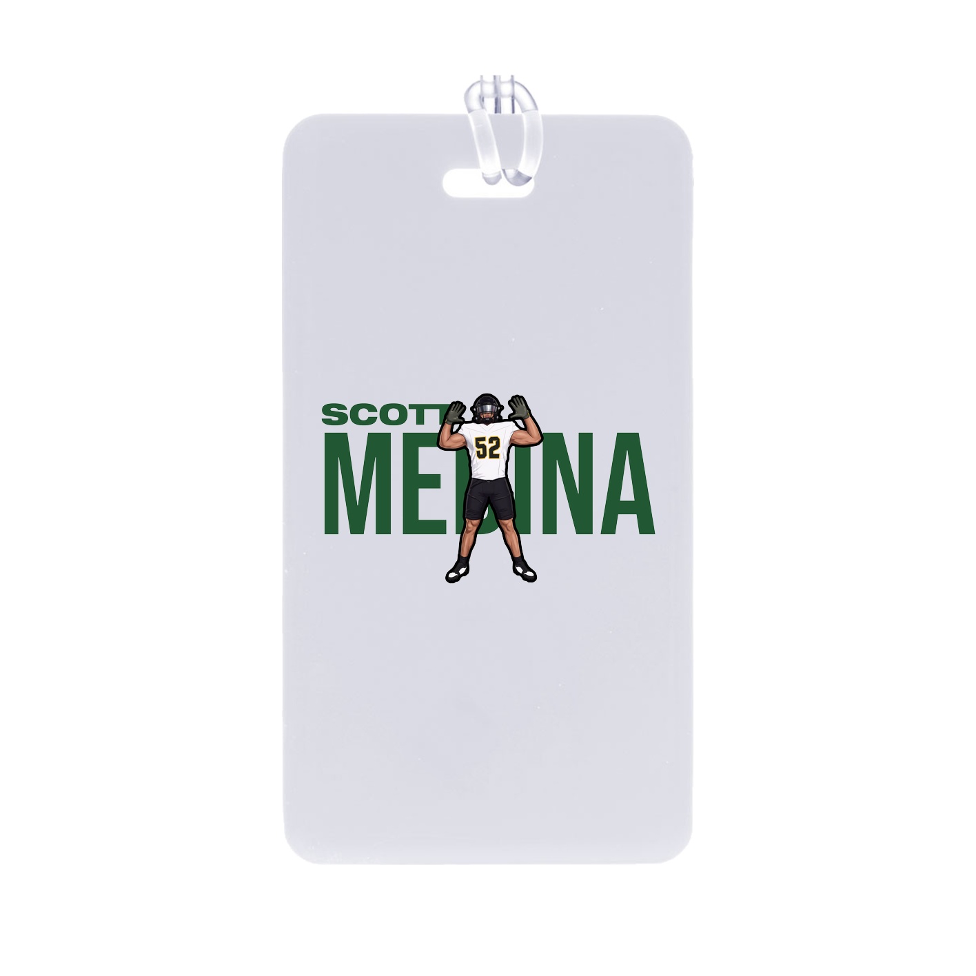 Bag Tag — Player Name in Classic