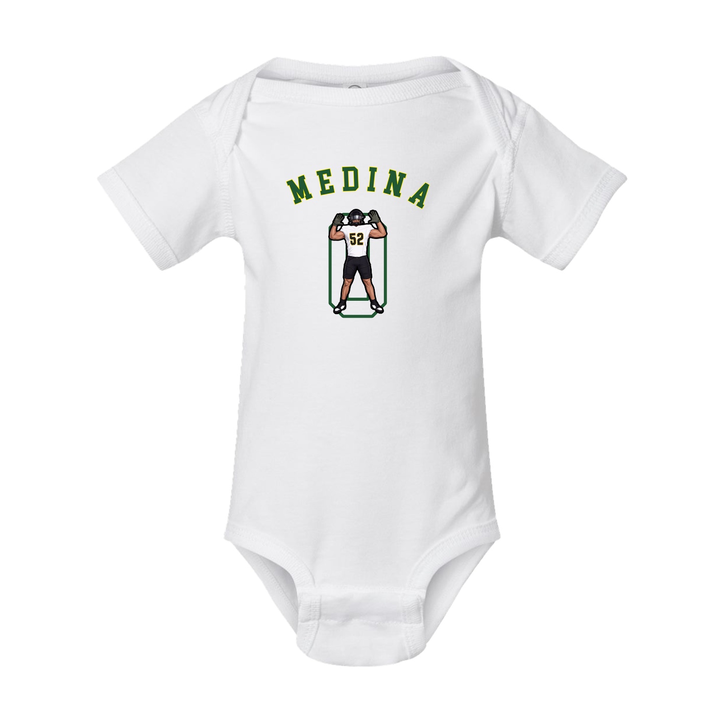 Baby Onesie — Shirsey Arch in White