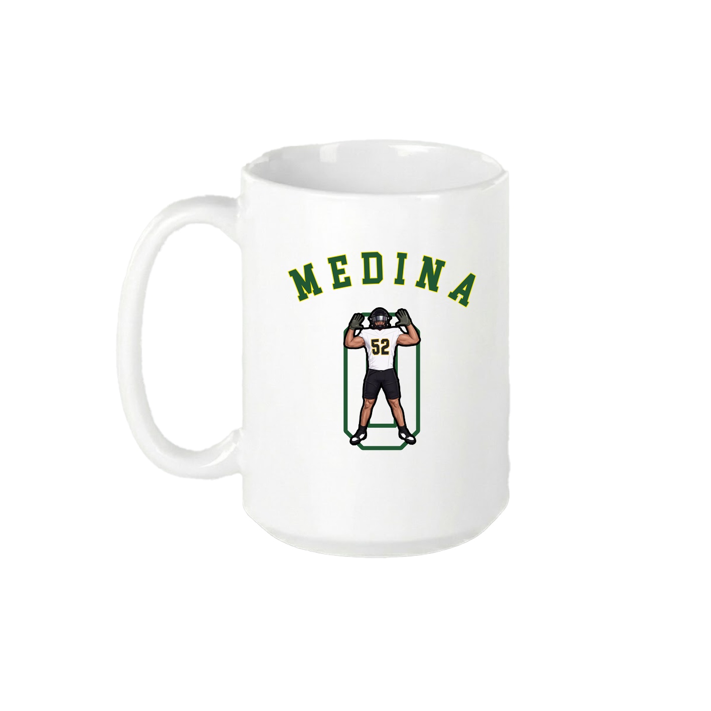 15oz Coffee Mug — Shirsey Arch in White