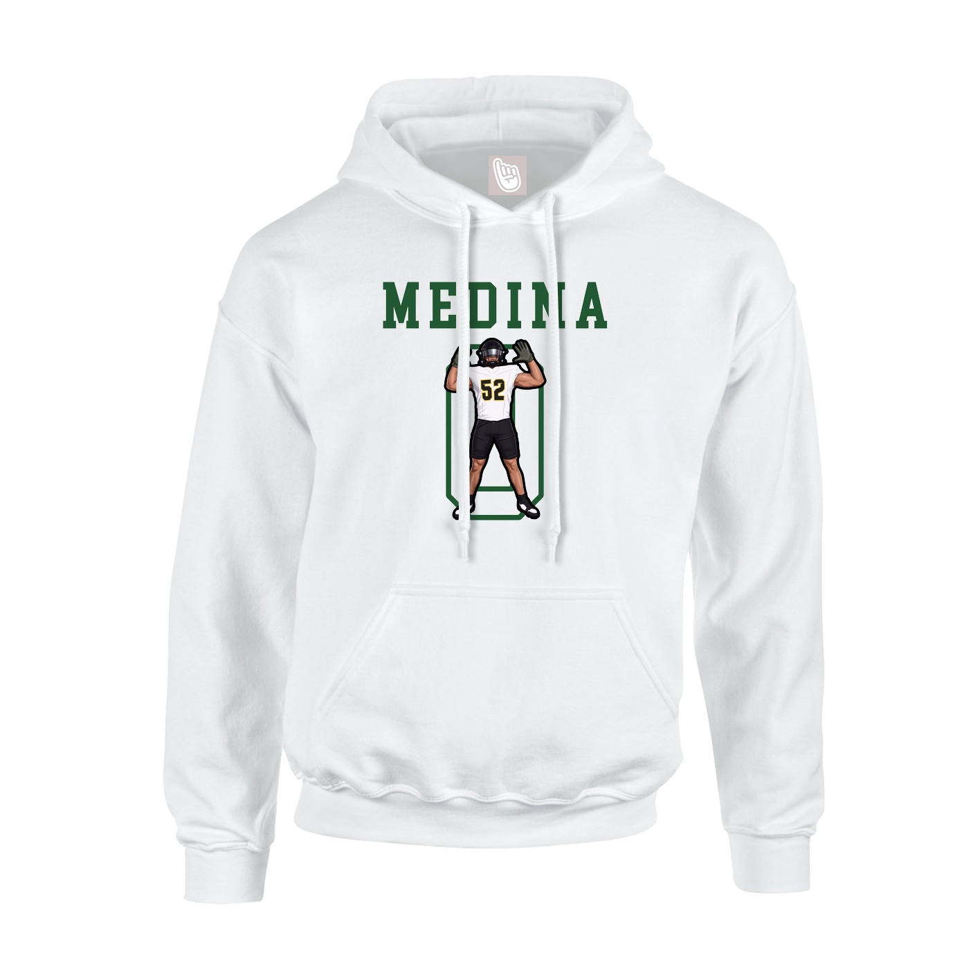 Youth Hoodie — Shirsey in White