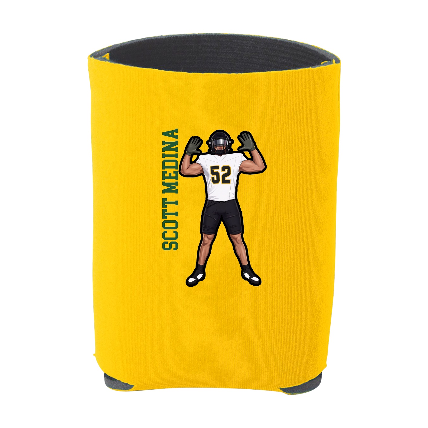 Can Holder — Name Vertical in Yellow