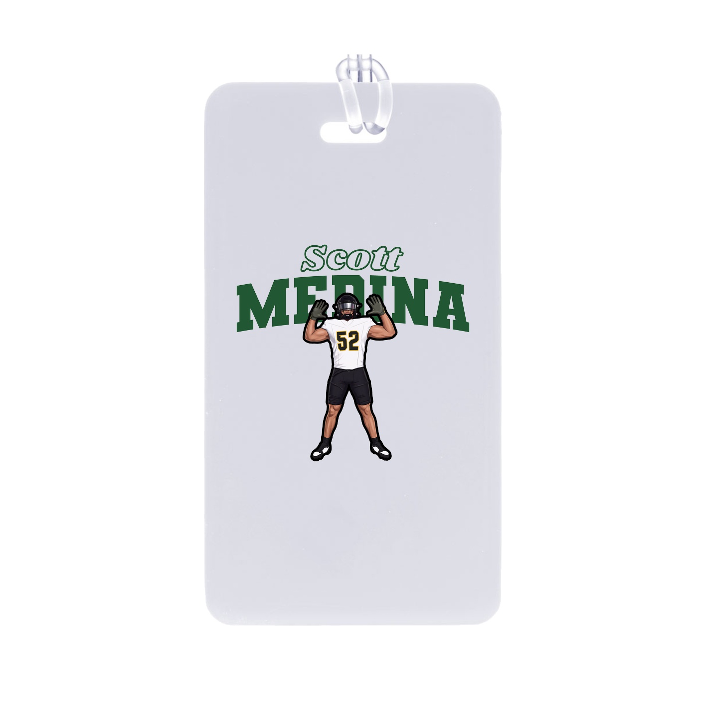 Bag Tag — Name Arch in Classic