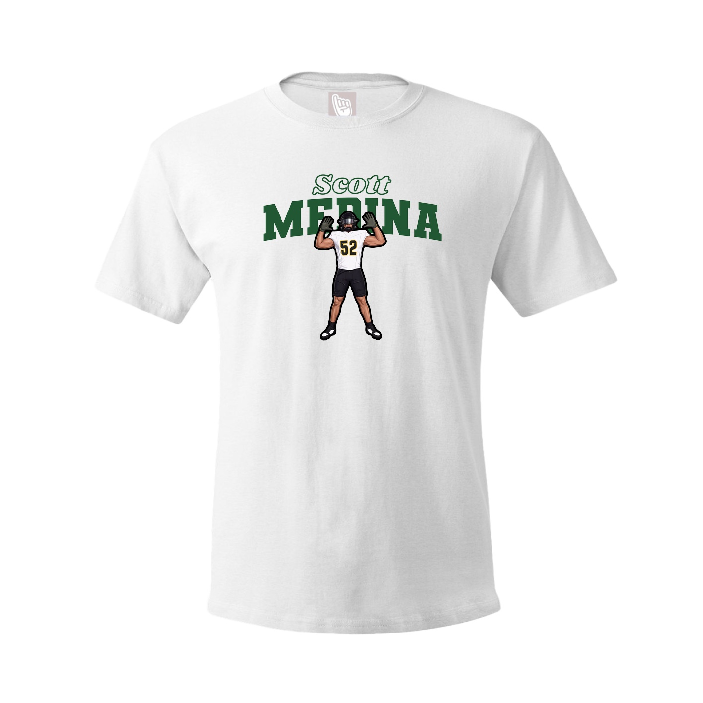 Tee — Name Arch in White