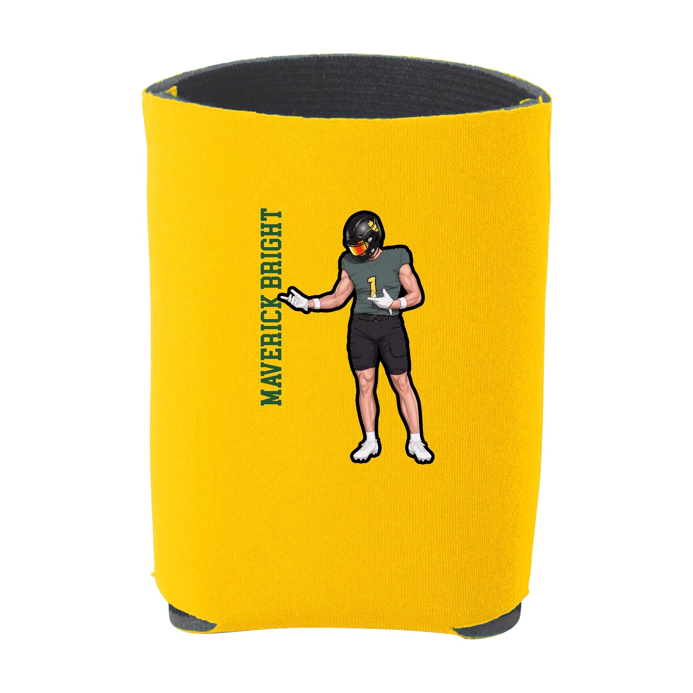 Can Holder — Name Vertical in Yellow