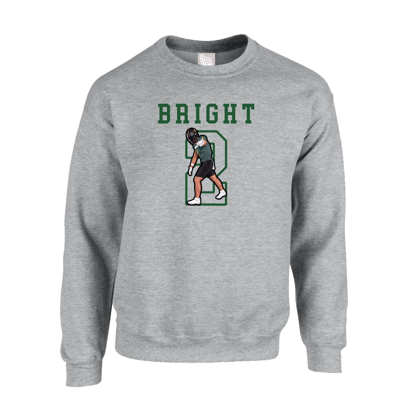 Fleece Crew — Shirsey in Grey