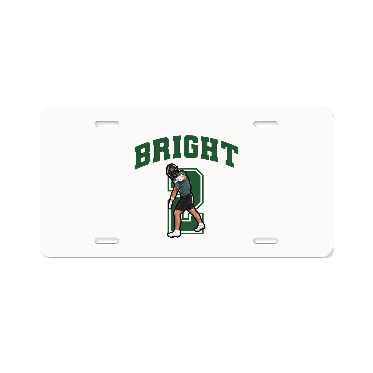 License Plate — Number in Classic