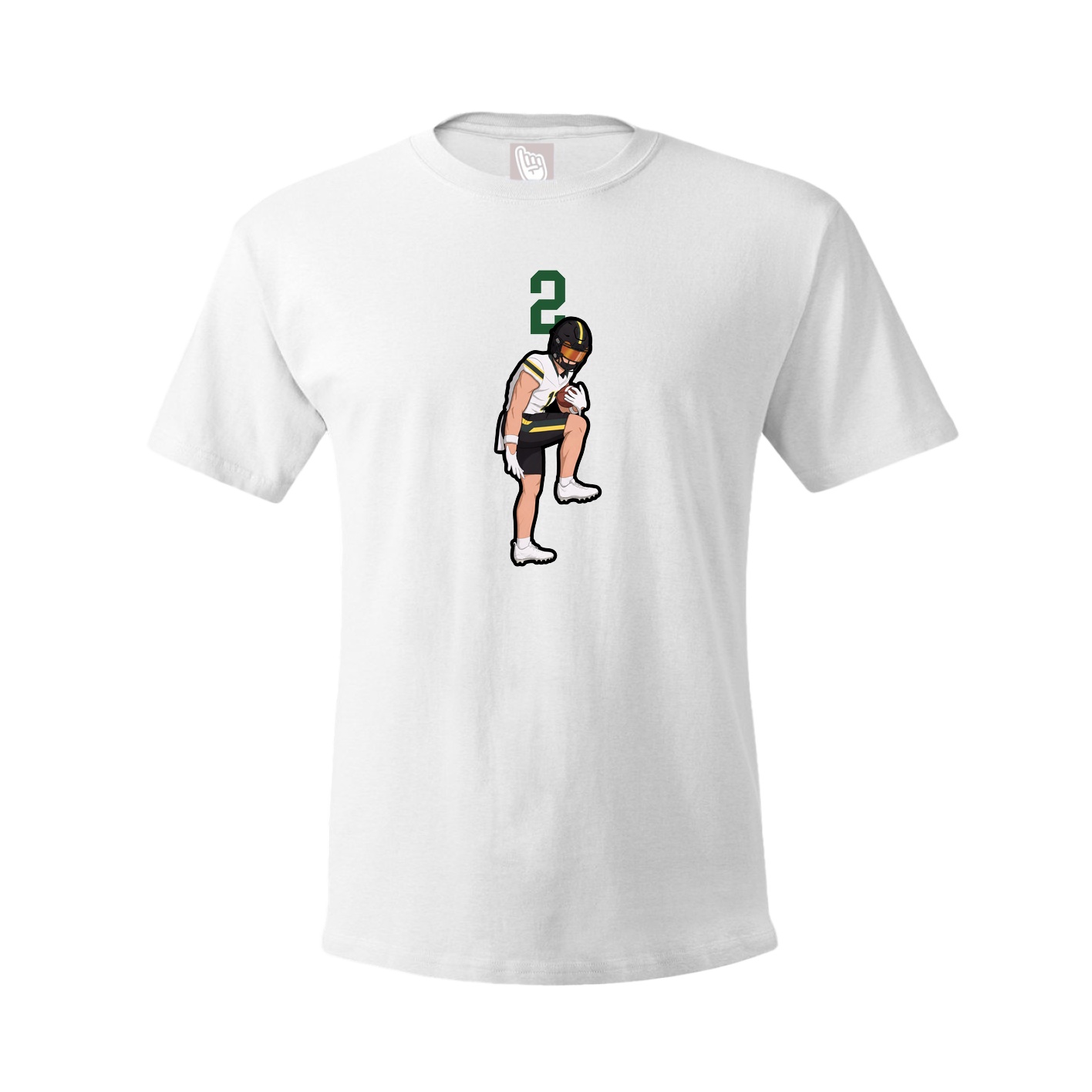 Tee — Number Top in White