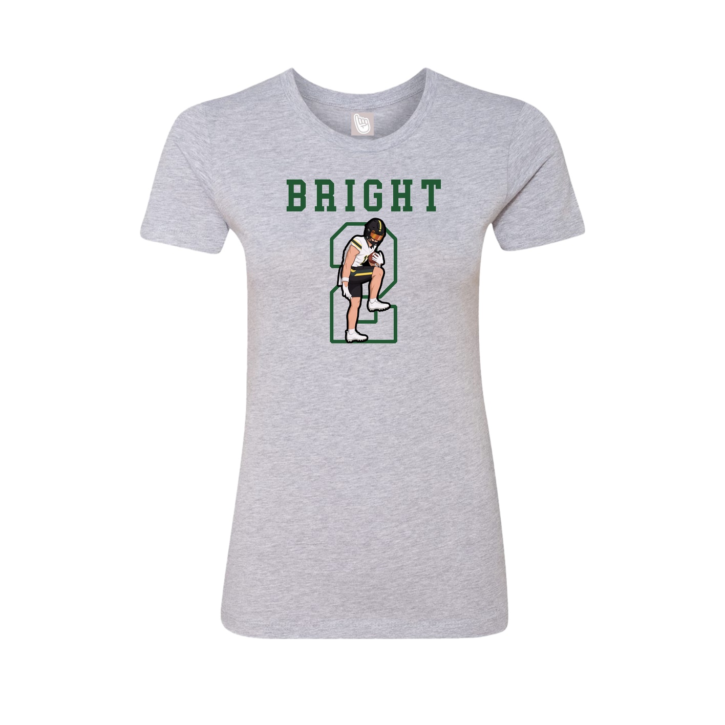 Fitted Women's Tee — Shirsey in Grey