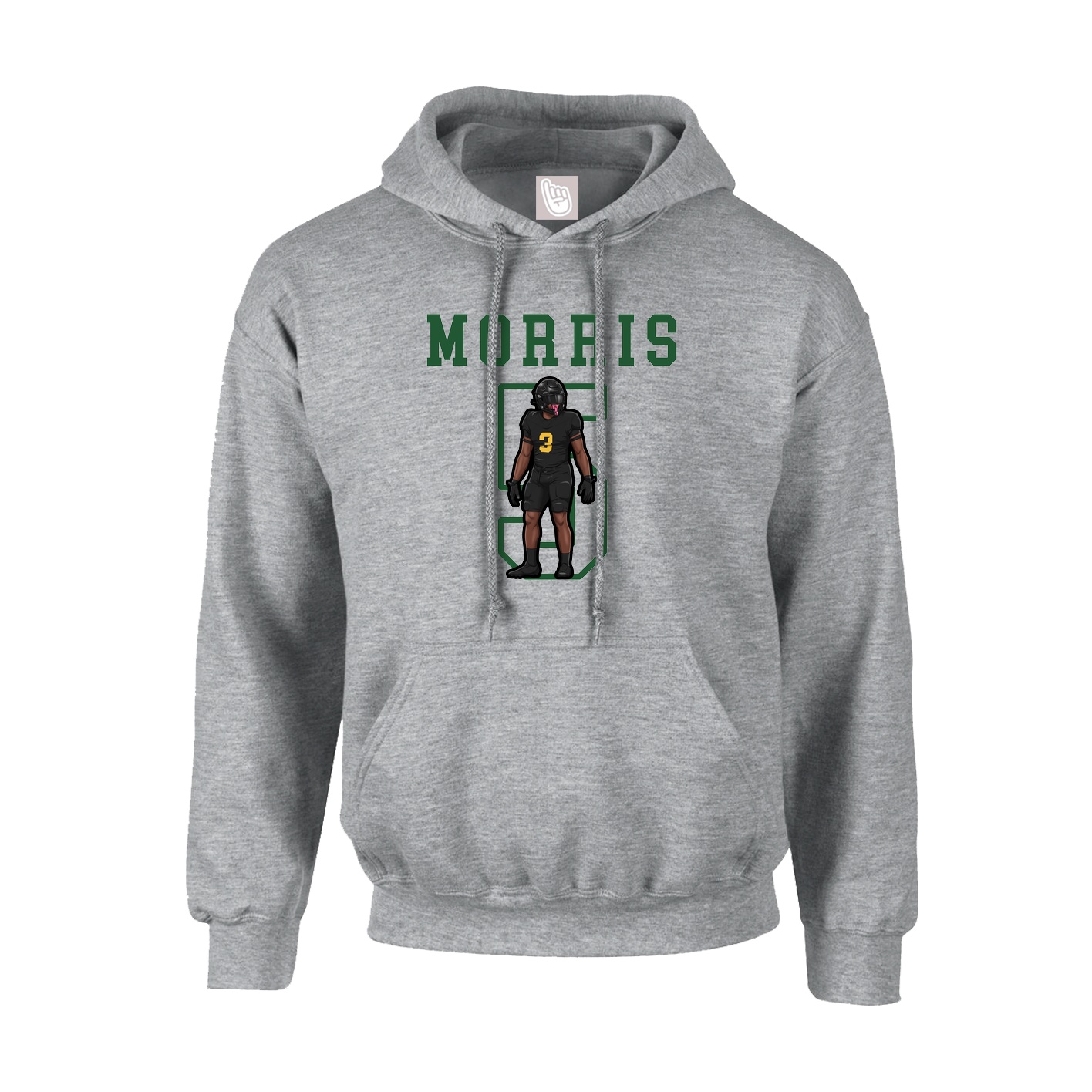 Hoodie — Shirsey in Grey
