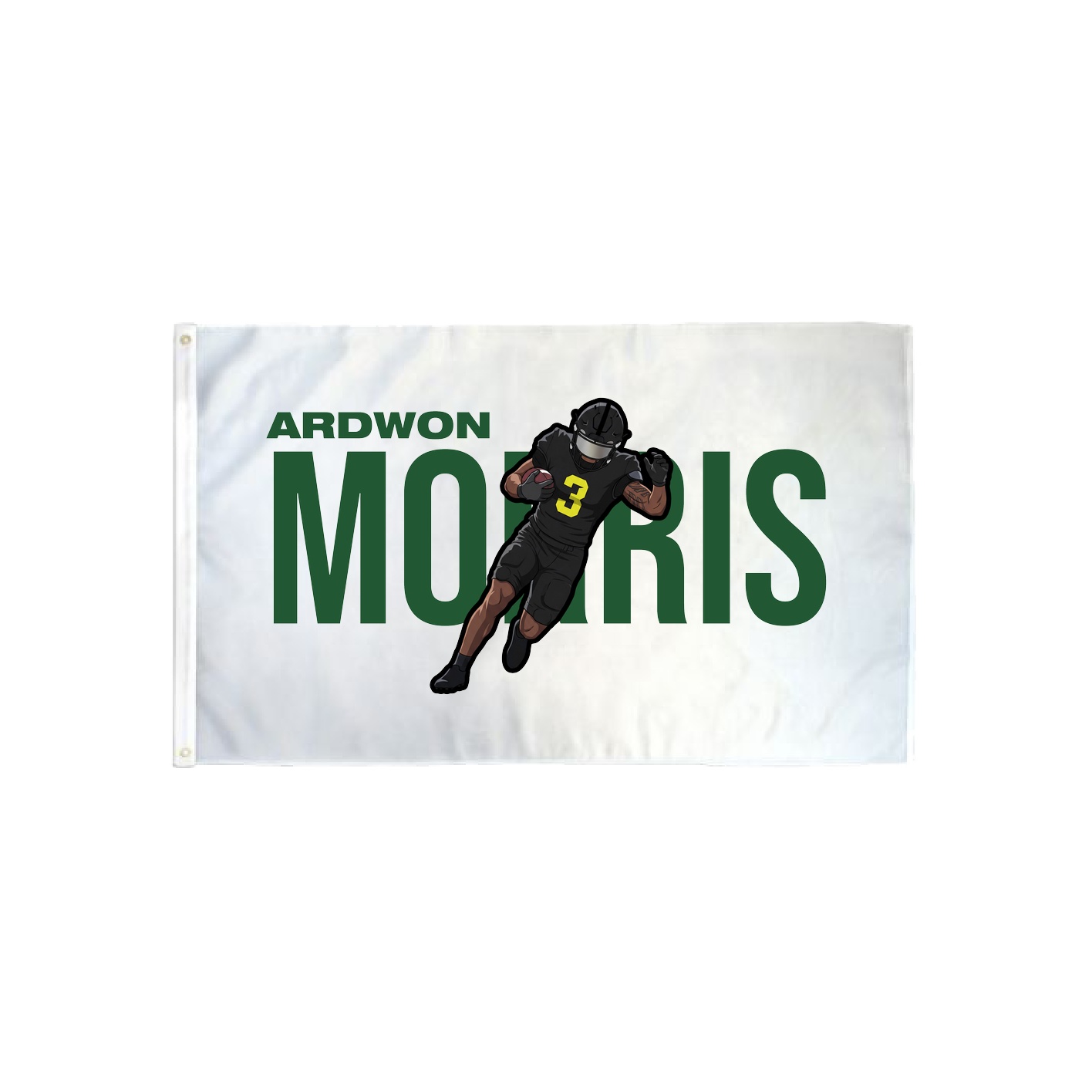 3x5 Flag — Player Name in Classic