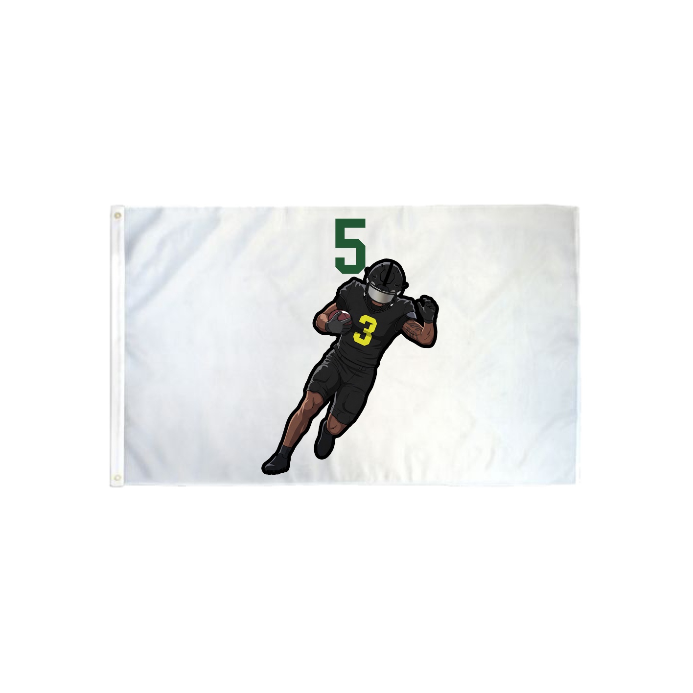 3x5 Flag — Number Top in Classic