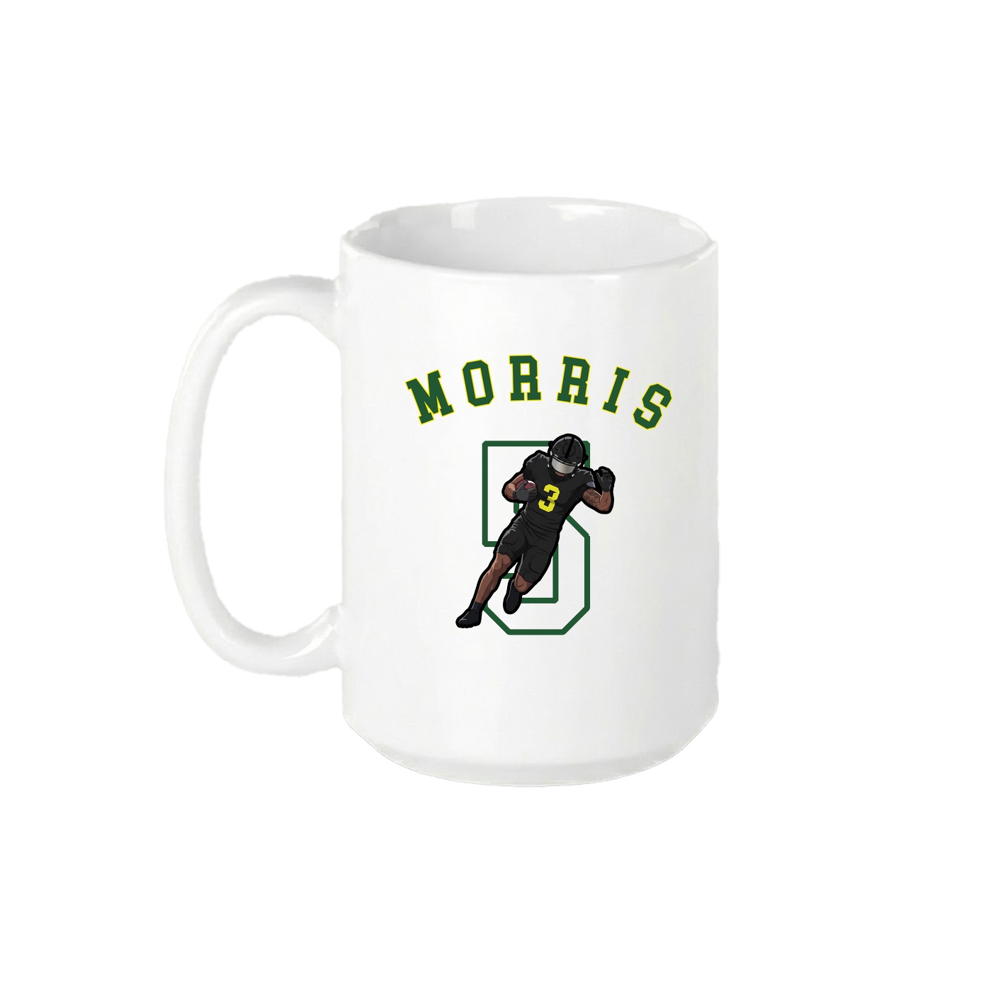 15oz Coffee Mug — Shirsey Arch in White